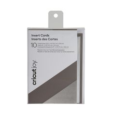 an empty card holder with white and grey lines on it's side, in front of a white background