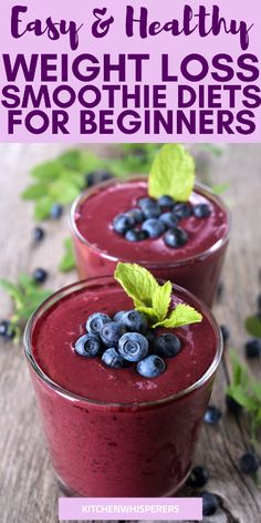 Smoothies For Breakfast, Nutritious Smoothie Recipes, Belly Detox, Flat Belly Detox