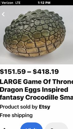 the game of throne dragon eggs inspired fantasy crocodile snake