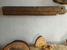 Beautiful old beam from a 400-year-old four-sided farm in the Vogtland, which is now processed as a wall shelf. The beam is hand-hewn. It was sanded, brushed and heat treated by me by hand. Cracks, bumps and nail holes give this beam its beauty. The attachment to the wall is done by means of beam console carriers, which are included in the scope of delivery. Dimensions: 106 cm long 10.5 cm wide 14 cm deep The beam rack is untreated. On request, it can still be oiled by me or with a clear coat Ov Wooden Console, Nail Holes, Wooden Beams, Clear Coat, Wall Shelf, Storage And Organization, Wall Shelves, Beams, Year Old