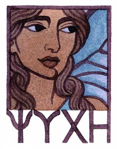 a drawing of a woman's face with the word nyxh on it