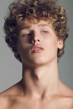 Curly Hair Models, Male Haircuts, Curly Hair Model, Man Haircut, Virtual Hairstyles, Men Aesthetic, 얼굴 드로잉, Blonde Curly Hair