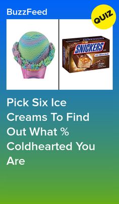 an advertisement for ice creams to find out what's in the container and where they are