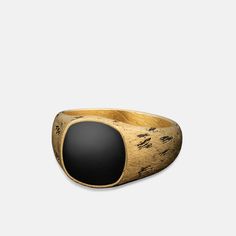 "Foundation x Antique Gold" Handcrafted Sterling Silver Men's Biker Ring – Clocks and Colours Clocks And Colours, Ring Clock, Biker Rings Mens, Biker Rings, Black Onyx Stone, Sterling Silver Mens, Onyx Stone, Silver Man, Signet Ring