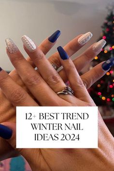 Winter Sparkle Nails, Winter Nail Ideas, Chic Nail Art, Winter Sparkle, Fall Nail Trends, Seasonal Nails, Sparkle Nails, Winter Nail Art