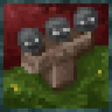 a pixellated image of a dog laying in the grass