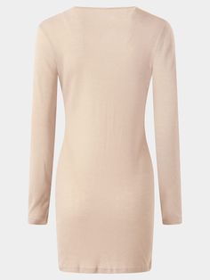 Zip Design V Neck Long Sleeves Dress Open Front Winter Dresses, Open Front Dresses For Winter, Long Sleeves Dress, Zip Design, Sleeves Dress, Beauty Style, Hands On, Pink Dress