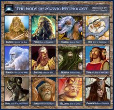 an image of different types of mythology characters