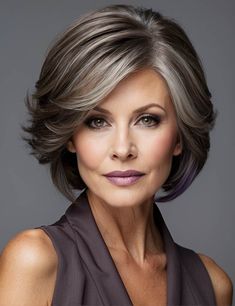 2024 Hair Color Trends For Women Over 50 Over 50 Highlights Hair Colors, Perfect Fall Hair Color, Hair Color For Women Over 60, Hair Color For Women Over 50 Haircolor, Hair Color Ideas Short Hair, Hide Forehead Wrinkles, Short Hair Color Ideas, Ideas Short Hair