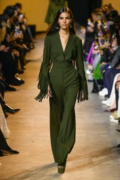 Fringe Cowboy Boots, Elie Saab Fall, Elie Saab Couture, Estilo Chic, Fashion Attire, Elie Saab