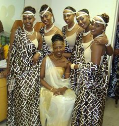 rwanda mushanana - Google Search Hairstyle For Black Women, African Wedding Attire, African American Weddings, Afrikaanse Mode, African Wedding Dress