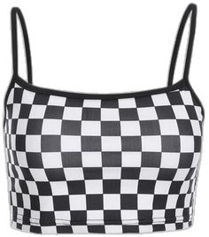 Checkered Crop Top Checkered Crop Top, Baseball Tees For Women, Jazz Hip Hop, Floral Duster, Crop Tops Online, Spaghetti Strap Crop Top, Pink Zebra, Womens Clothing Stores, Amazon Women