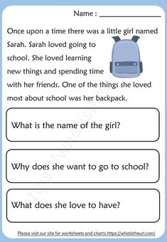 the back to school worksheet is shown with two words and an image of a backpack