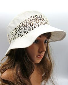 Women's summer hat was made of natural linen and must be present in the wardrobe of every female representative. Straight margins and luxurious design will emphasize the dignity of your appearance, and will add sophistication to your style and image. A gentle shade will reveal a true femininity and unprecedented lightness. Also, the cloche hat perfectly protects from the sun and provides a sense of comfort and coziness for the whole summer day. True Femininity, Flapper Cloche, Vintage Style Hat, Flapper Hat, Summer Straw Hat, Baker Boy Hat, Summer Cap, Summer Hats For Women, Linen Summer