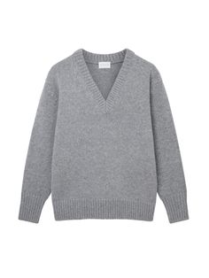 The AUTHENTIC V is knitted in the British Isles using the finest Scottish-spun Lamb's Wool, certified by the Responsible Wool Standard. Based on the classic fit of a man's jumper, the AUTHENTIC collection reimagines the fit and silhouette for the Navygrey woman. With a ‘just off’ the shoulder seam and an elegant V and fitted cuff, this jumper is chic and paired-back, with all the ease that you want from a beautiful knit. Chunky 3 gauge. Hand-finished. Scottish-spun wool. British made. Beulah London, Grey Jumper, Beautiful Knitting, British Isles, Lingerie Sleepwear, Denim Top, Winter Dresses, Playsuit Jumpsuit, Off The Shoulder