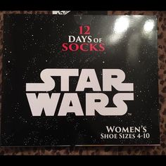 Target, 12 Days Of Women’s Socks. Star Wars Collection. Star Wars Socks, Socks Advent Calendar, Star Wars Shoes, Star Wars Accessories, Advent Calendar Gifts, Star Wars Men, Star Wars Christmas, Star Wars Women, Calendar Gifts