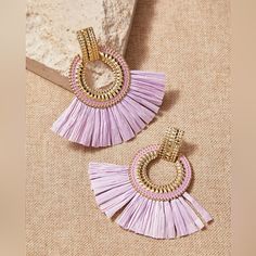 Lavender Tassel Drop Earrings Material: Zinc Alloy Triangle Decor, Vintage Gold Earrings, Ear Jacket Earring, Gold Leaf Earrings, Tassel Drop Earrings, Animal Earrings, Beaded Drop Earrings, Beaded Dangle Earrings, Vintage Pearls