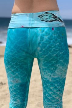 Mermaid Yoga Pants | Etsy Fitted Casual Surfing Bottoms, Summer Beach Hippie Yoga Pants, Mermaid Tail Pants, Full-length Summer Yoga Pants For Festivals, Mermaid Yoga Pants, Bohemian Full-length Stretch Yoga Pants, Clothes Shopping, Redondo Beach, Deep Down