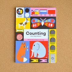 a children's book about counting with pictures of animals and birds on the cover