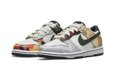 Nike Dunk Low SE "Sail Multi-Camo" Color: Sail/Vintage Green Style: DH0957 100 Camo Dunks, Camo Sneakers, Low Air Jordan 1, Camo Men, Custom Made Shoes, Shein Outfits, Cute Sneakers, Swag Outfits For Girls, Hype Shoes