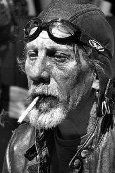 Older Biker still got IT... Face Reference, Face Photography, Male Portrait, People Of The World