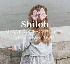 Bible Names For Girls With Meaning, Godly Baby Names, Names With Godly Meaning, Unisex Names With Meaning, Shiloh Name, Shiloh Meaning, Catholic Baby Names, Biblical Baby Names Boy