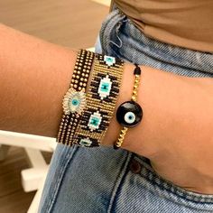 Adjustable bracelets to any size. Individual sale Eye Bracelets, Black Dots, Eye Black, Adjustable Bracelet, Instagram Followers, Jewelry Shop, Dots, Black