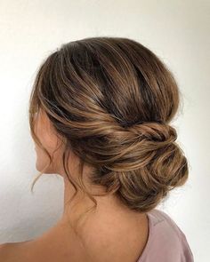 Bridal Updos For Medium Hair The Bride, 5 Hairstyles, Engagement Hair, Chignon Simple, Formal Hairstyle, Wedding Glam, Simple Updo, Wedding Hairstyles Bridesmaid, Prom Hair Updo