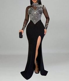 #dress Black Mermaid Dress, Black Mermaid, Different Dresses, Dresses Elegant, Evening Dresses Elegant, Mermaid Dress, Elegant Dresses, Fashion Show, Evening Dresses