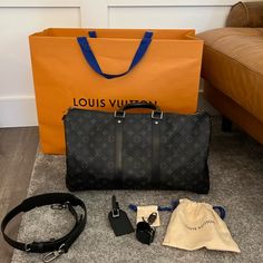 Pristine Condition No Damage Or Scratch Louis Vuitton Planner, Louis Vuitton Keepall 45, Keepall 45, Louis Vuitton Keepall, Louis Vuitton Bags, Duffel Bag, Authentic Louis Vuitton, Luxury Lifestyle, Louis Vuitton Bag