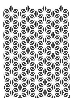 a black and white geometric pattern