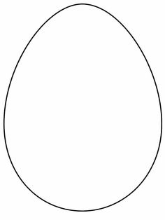 a black and white image of an egg