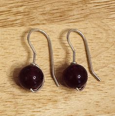 Red Jade Earrings – Madaleine’s Designs