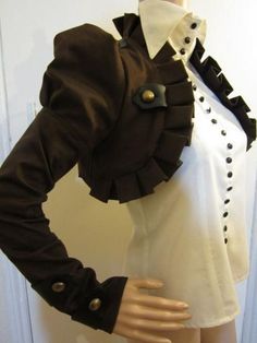 Steampunk Steampunk Costume, Steampunk Clothing, Bolero Jacket, Gothic Style, Looks Style, Looks Vintage, Costume Design