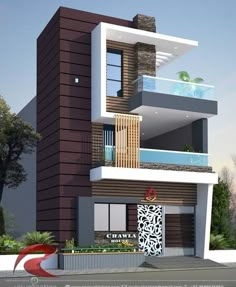 this is an image of a modern style house