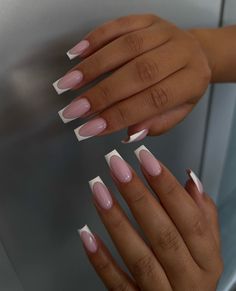 Nail Transformation, Stylish Nail Art, Long Coffin Nails, Elegant Nail, Basic Nails