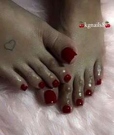 Red French Tip Nails Toes, Fall Nails Toes, Red Acrylic Toe Nails, Red French Tip Pedicure, Dark Red Toe Nails, Red Pedicure Toenails, Burgundy Toe Nails, Red Acrylic Toes, Red Nails Toes