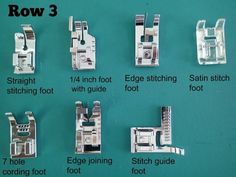 instructions on how to use the sewing machine for stitching and crochet projects