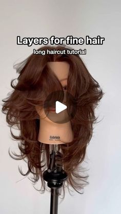 Diy Hair Layers How To At Home, Haïr Cut For Volume Hair, Haircut Diy Layered, How To Do A Layered Haircut, How To Get Layers In Hair, How To Make Layers In Hair, Layered Hair Tutorial Cut, Diy Front Layers Haircut, How To Layer Hair Step By Step