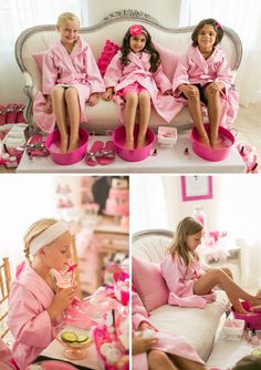 Barbie Spa Birthday Party, Lila Party, Glam Barbie, Spa Birthday Party, Glitzy Glam