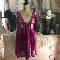 Great Summer Dress Can Be Worn With A Tee Or Bralette Awesome Color...Never Worn Would Be Cute With Jeans, Capris Or Leggings Fall Clothes, Free People Dresses, Free People Dress, Style Board, Color Purple, Summer Dress, Bralette, Fall Outfits, Capri