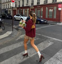 Knited Sweater, Dark Academia Outfits, Sandal Tali, Look Adidas, Academia Outfits