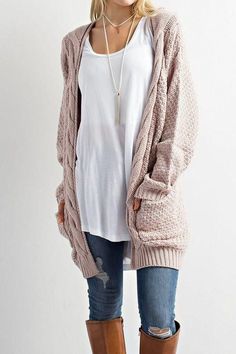 Sweater - Cozy Cable Knit Cardigan Sweater Mode Tips, Cable Knit Sweater Cardigan, Stich Fix, Bohol, Stitch Fix Inspiration, Fall Winter Style, Angkor