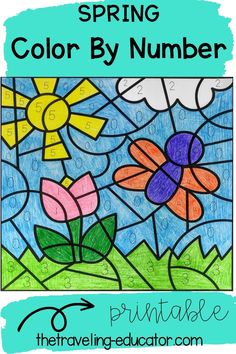 a stained glass window with flowers on it