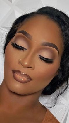 Sultry Makeup, Natural Glam Makeup, Makeup Black Women, Soft Makeup Looks, Makeup For Black Skin, Brown Skin Makeup