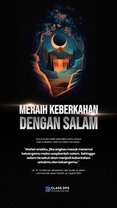 the poster for merah ke berkahan dengan salam, which features an image