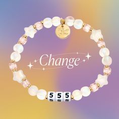 Big changes on the horizon? 555 is your cue to embrace new opportunities and let go of anything holding you back, setting the stage for you to shine bright in your personal growth. Wear this bracelet to manifest for yourself! Set Kindness in MotionThe cycle of kindness starts with you. It’s why each of our bracelets has a trackable ID tag, so you can one day pass it on and pay its meaning forward. Connect your bracelet to get started! 555 Angel Numbers, Word Bracelet, Bottle Charms, On The Horizon, Glass Bracelet, Angel Numbers, Glass Beaded Bracelets, Bracelet Collection, Pink Bracelet