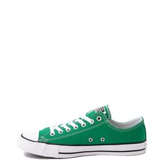 Green Low-top Canvas Shoes For Streetwear, Casual Green Canvas Shoes, Green Mid-top Canvas Shoes For Streetwear, Green Low-top Canvas Shoes, Sporty Green Canvas Skate Shoes, Green Sporty Canvas Skate Shoes, Green Converse Sneakers With Rubber Toe Cap, Green Rubber Toe Cap High-top Lace-up Sneakers, Green Lace-up High-top Sneakers With Rubber Toe Cap