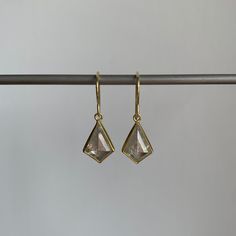 Show-stopping diamond kites framed marvelously in yellow gold. 22k & 18k yellow gold Diamonds, 4.77ctw 10mm x 15mm (3/8" x 1/2") Earrings hang 1 1/16" from the ear Each earring weighs 1.5g Rose Cut Diamond Drop Earrings, Drop Earrings With Single Cut Diamonds, Luxury Gold Octagon Earrings, Gold Rose Cut Diamond Earrings, Gold Diamond-shaped 14k Earrings, Luxury Gold Drop Diamond Earrings, Teardrop Yellow Gold Earrings With Single Cut Diamonds, Gold Teardrop Diamond Earrings With Single Cut Diamonds, 14k Gold Drop Diamond Earrings