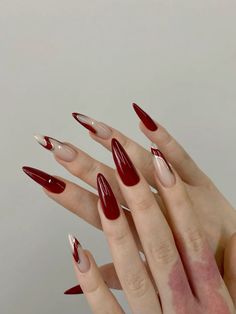 Pink Chrome Nails, Wine Nails, Hippie Nails, Winter Nails Acrylic, Edgy Nails, Glamour Nails